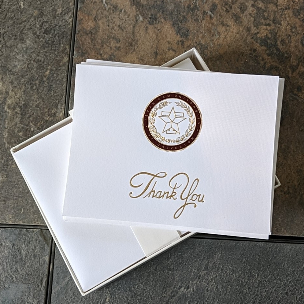 Thank You Cards: Texas A&M University at Galveston